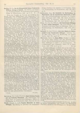 541-545 [Rezension] Hertzberg, Friedrich, August Hermann Francke und sein Hallisches Waisenhaus
