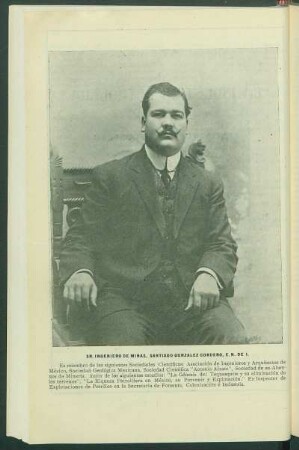 Sr. Ingeniero de Minas, Santiago González Cordero [Fotografía]