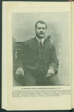 Sr. Ingeniero de Minas, Santiago González Cordero [Fotografía]