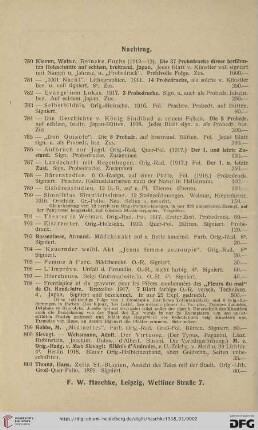 Nachtrag (Nr. 780 - 801)