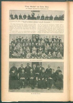 "Fray Mocho" en Entre Ríos : El Colegio NAcional de Gualeguaychú