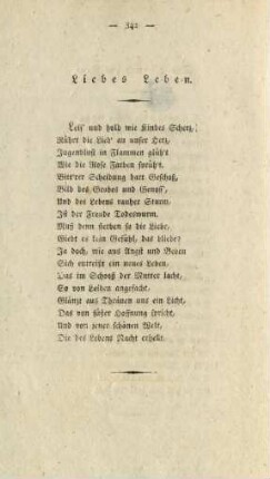 Liebes Leben
