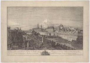 Die ehemaligen Festungswerke in Dresden (Die Saturnbastion mit dem Wilsdruffer Tor)