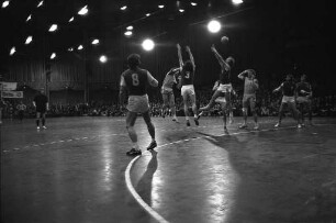 Hallenhandball-Bundesligamatch zwischen Tabellenführer TSV Rintheim 1896 e.V. und Tabellenzweitem TuS Hofweier in der Schwarzwaldhalle