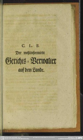Bilderbecks Gerichts-Verwalter
