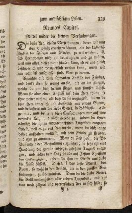Neuntes Capitel. - Funfzehntes Capitel.