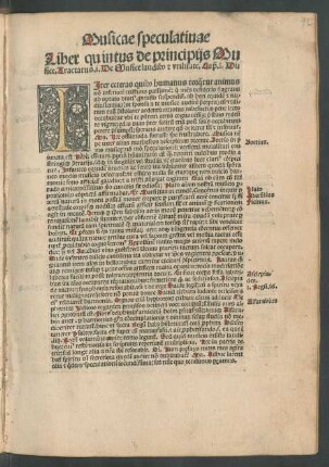 Liber quintus de principiis Musice ...