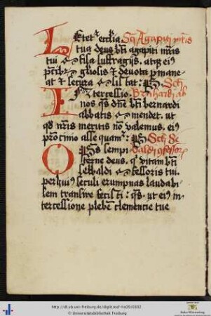 [149v] Sancti Sebaldi confessoris.