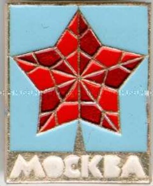 Moskau (mit Sowjetstern)