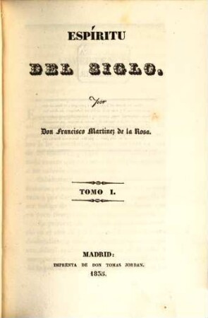 Espíritu del siglo, 1