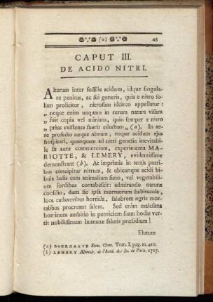 Caput III. De acido nitri.