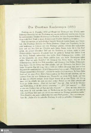 Die Dresdner Konferenzen (1851)