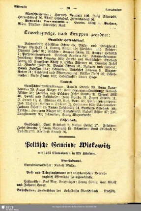 Gemeinde Witkowitz
