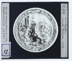 Leyden, Kreuztragung (Serie Die Runde Passion) (Druck, Expl. Cleveland MoA 1923.746.3)