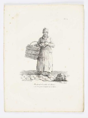 Marchande de souliers de Femme, Blatt 52 der Folge "Rufe von Pariser Straßenhändlern"