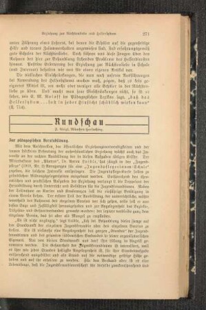 Zur pädagogischen Berufsbildung