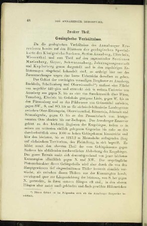 Zweiter Theil. Geologische Verhältnisse