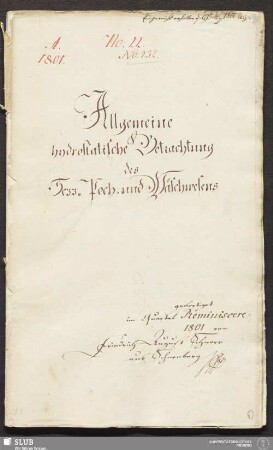Allgemeine hydrostatische Betrachtung des Sezz- Poch- und Wäschwesens - 17.6349 4.