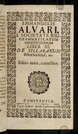 1-110, Grammaticarum Institutionum Liber III