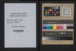 Entnazifizierung Wilhelm Davda , geb. 20.01.1899 (Schreiner)