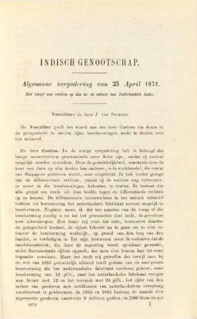 Algemeene vergadering van 25 April 1871