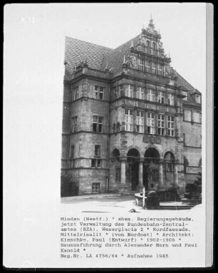 Ehemaliges Regierungsgebäude & Bundesbahn-Zentralamt