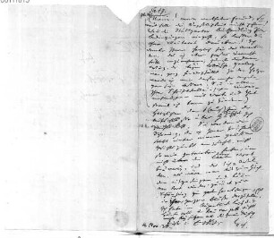 Schellings Briefe an Hubert Beckers, Nr. 17 - BSB Cgm 6303(17