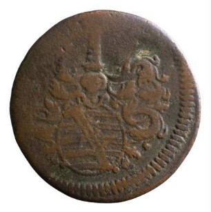 Münze, 1 1/2 Pfennig, 1744