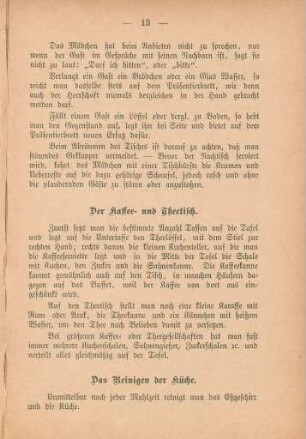 Das Reinigen der Küche
