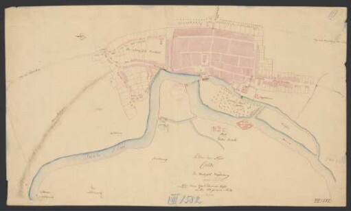 Plan der Stadt Calbe im Herzogthum Magdeburg