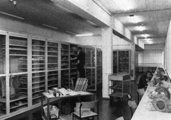 Study collection of the South Seas department (since 1969), working area on the north side