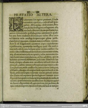 Praefatio Altera