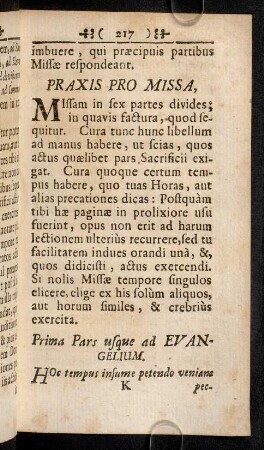 217-227, Praxis Pro Missa; ...