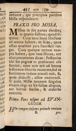 217-227, Praxis Pro Missa; ...