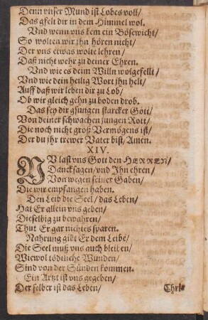 Nv last vns Gott den Herren/ || Dancksagen/ vnd Jhn ehren/ ||