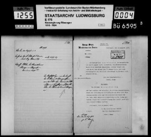 Oberamtsdiener, Hausmeister und Hausverwalter beim Oberamt Mergentheim