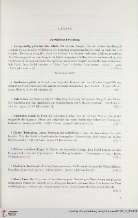I. Japan (Nr. 1-341)