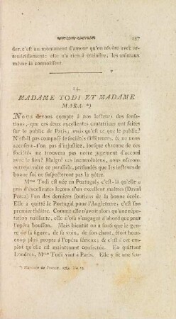 14. Madame Todi Et Madame Mara