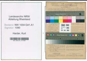 Entnazifizierung Kurt Harder , geb. 19.04.1908 (Polizist)