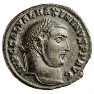 Münze, Follis, 312 n. Chr.