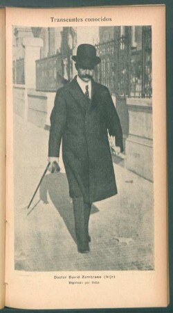 Doctor David Zambrano (hijo), Diputado por Salta - [Retrato] : Transeúntes conocidos
