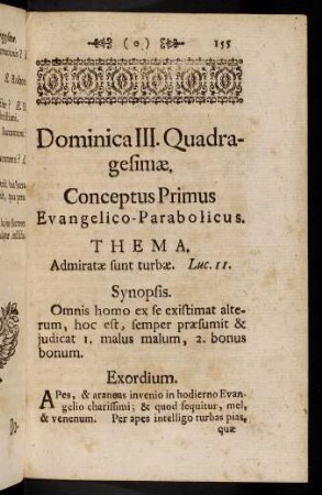 155-163, Conceptus Primus. Evangelico-Parabolicus.