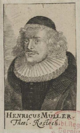 Bildnis des Henricus Müller