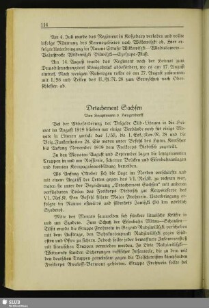 Detachement Sachsen