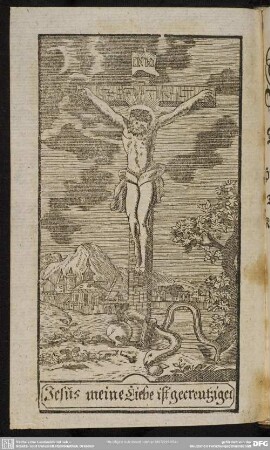 Jesus meine Liebe ist gecreutziget