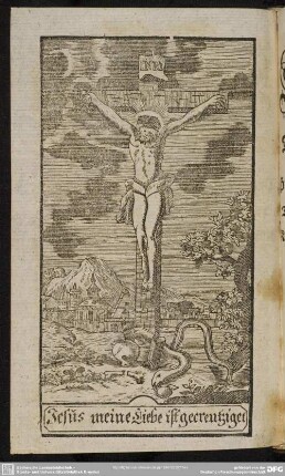 Jesus meine Liebe ist gecreutziget