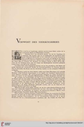 Vorwort des Herausgebers