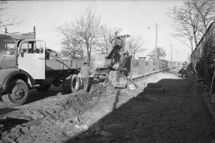 Verbreiterung der Blücherstraße im Zusammenhang mit dem Bau der Nordbahn östlich der Nordweststadt