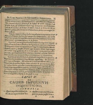 Caput IV. De Causis Impulsivis Inquisitionis.