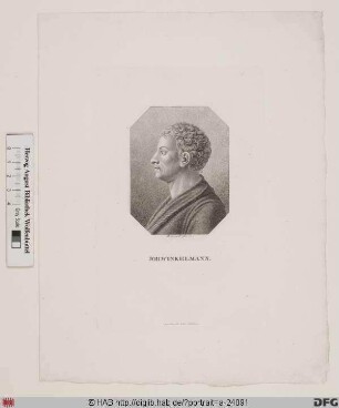 Bildnis Johann Joachim Winckelmann